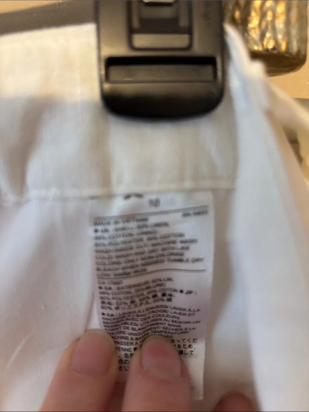 Banana Republic women’s white linen size 10 pants NWT